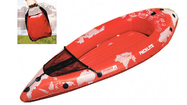 Advanced Elements Inflatable PackLite Kayak - Outdoors with Bear