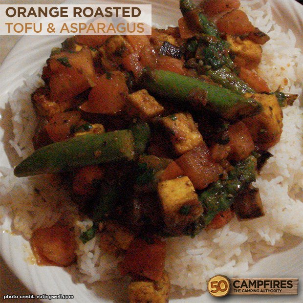 Savory Orange-Roasted Tofu & Asparagus