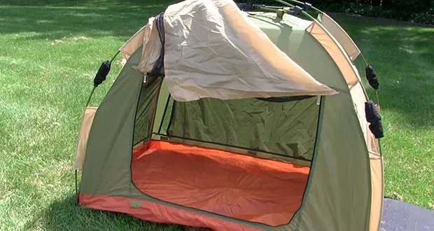 Light speed outlet tent