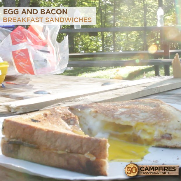 A Great Camping Breakfast- Bacon Pie Irons - Frugal Campasaurus