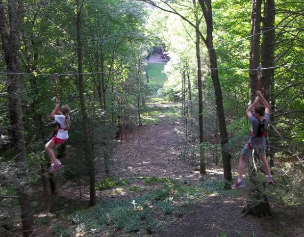 Pocono Tree Adventure Park Zip Line