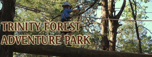 Trinity Forest Adventure Park ropes course