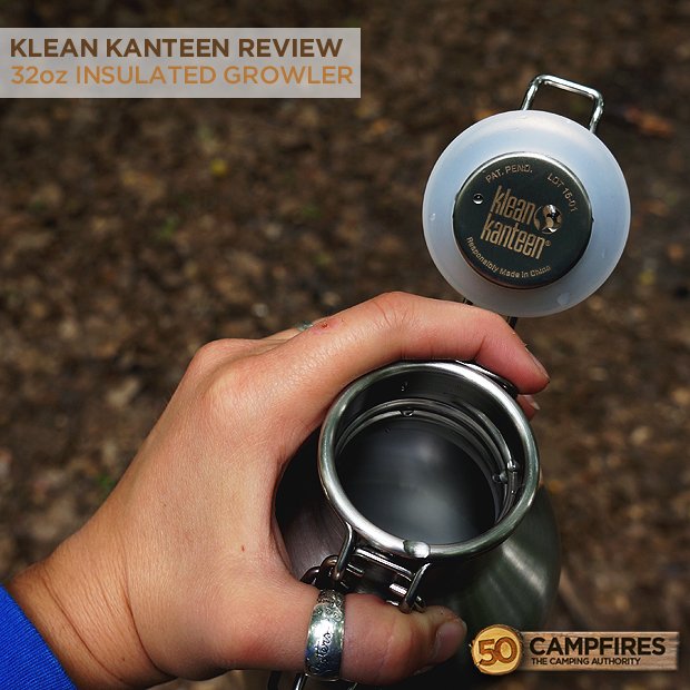 Klean Kanteen 32oz Vacuum Insulated Growler Review - Outdoors with Bear  Grylls