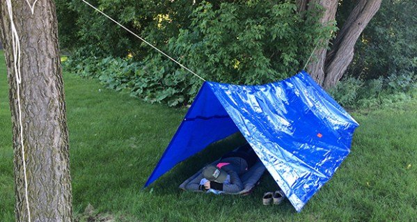 uses for a blue tarp