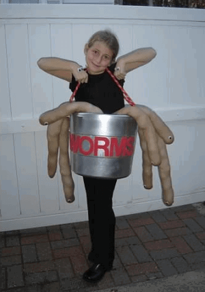 Bucket of Worms Halloween Costume