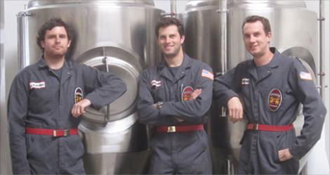 Joe is on the left, Chris is in the middle, and Matt is on the right