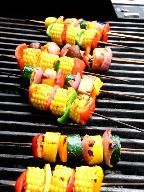 Click here to see Proud Italian Cook's recipe for Grilled Vegetable Skewers</a 