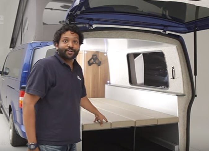 Cutting-edge doubleback camper from VW - Outdoors with Bear Grylls