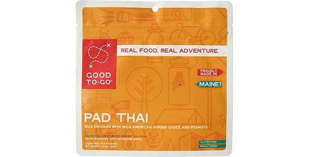 Pad Thai is a fantastic introduction to Good To-Go meals -- anywhere, but especially camping.