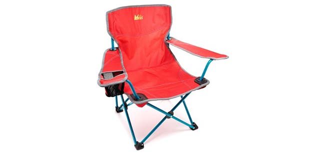 REI Kids Camp Chair is great under the tree - any tree!