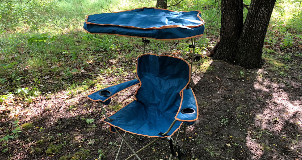 Quik Shade MAX Shade Camp Chair Review Outdoors with Bear Grylls