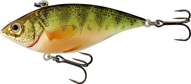 Live Target Golden Shiner Rattlebait Silver / Black; 2 in.