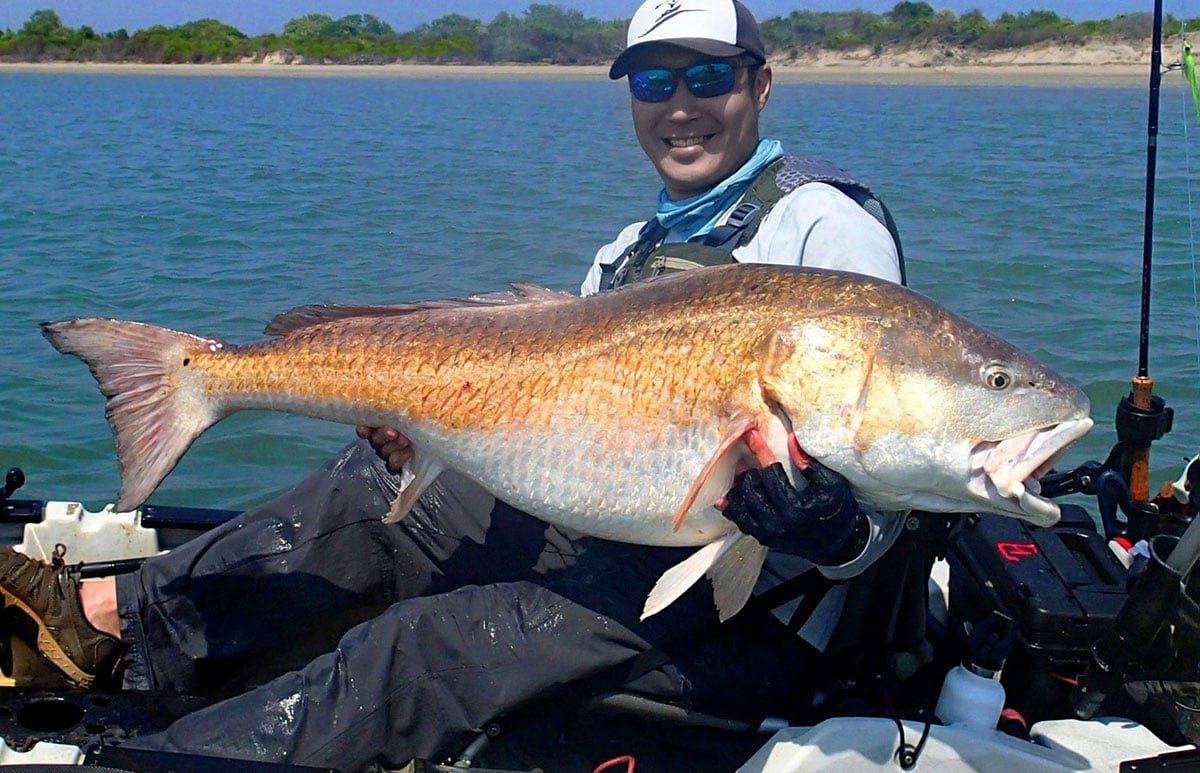 Kayaking On The Fly: Potential World-Record Red Drum Catch - Outdoors with  Bear Grylls