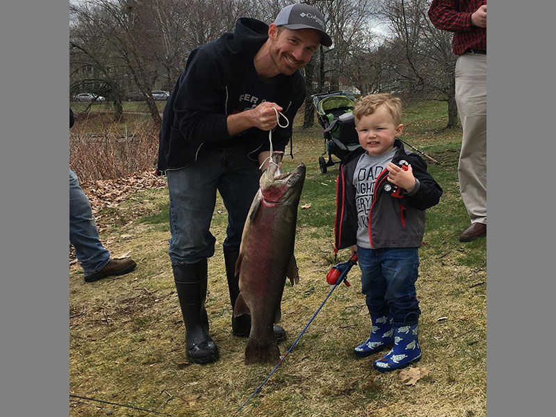 3-Year-Old Catches Monster Rainbow Trout with Spiderman Fishing Rod -  Outdoors with Bear Grylls