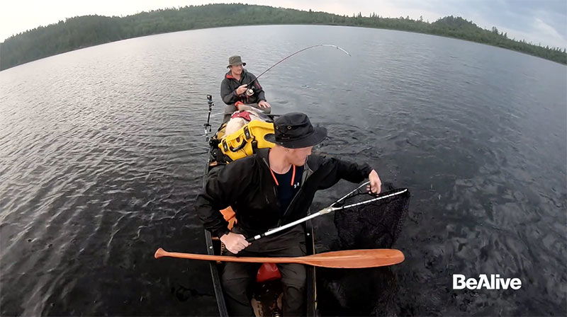 canoe fishing