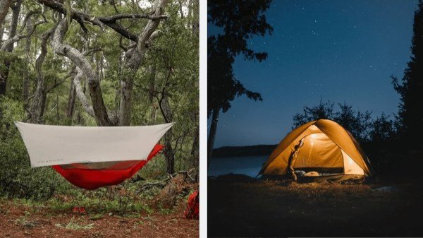 tents vs hammocks