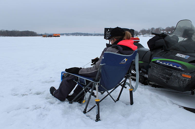 Ice Fishing Chair With Back