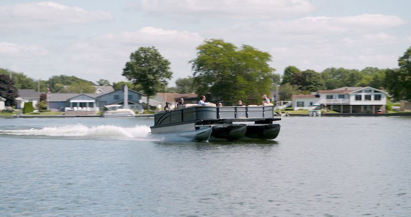 7 Stunning Luxury Pontoon Boats For 2020 - Outdoors with Bear Grylls