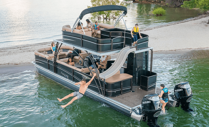 7 Stunning Luxury Pontoon Boats For 2020 - Outdoors with Bear Grylls