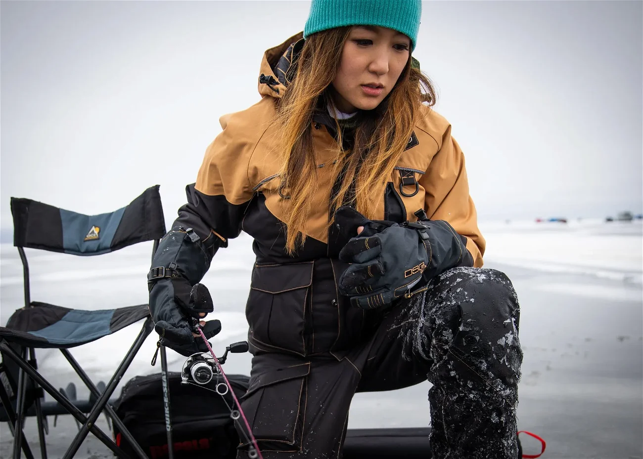 DSG Women's Avid Ice Fishing Drop Seat Bib - The Warming Store