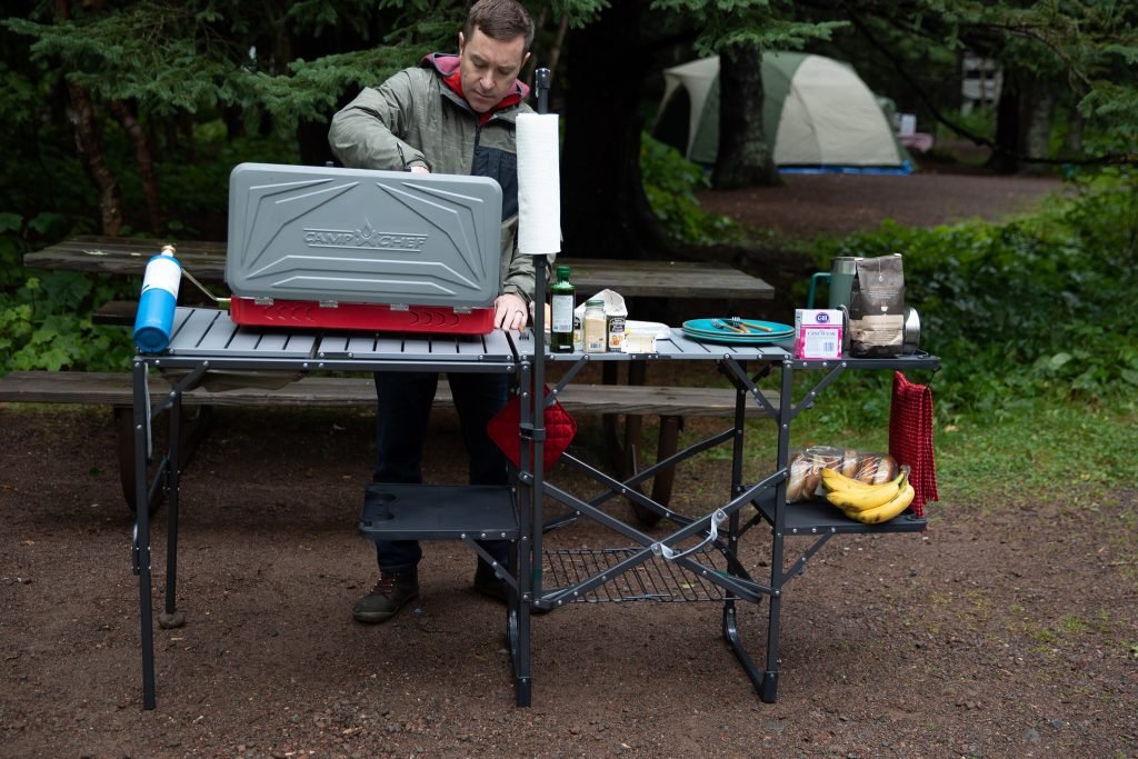 gci outdoor master cook station camping table