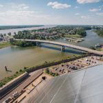 A spectacular view of the Mississippi River from atop the Bass Pro Shops at the Pyramid in Memphis, Tennessee was a terrific way to launch the 50 Campfires Field Trip: Great River Road.