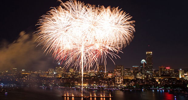 water fireworks