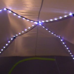 LED Lighting inside the tent