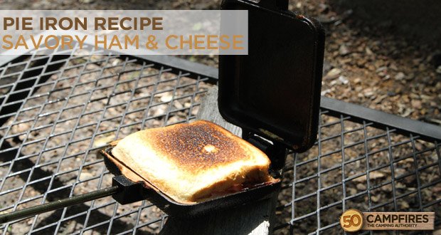 Ham and Cheese Pie Iron