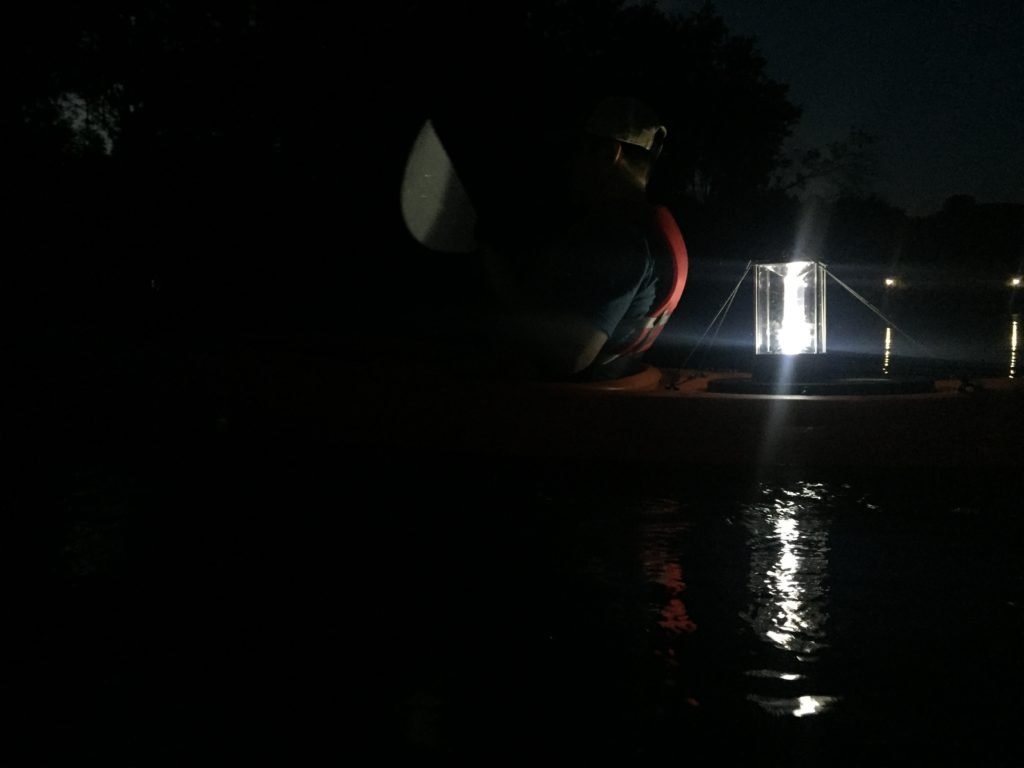 The Zippo Rugged Lantern was bright enough to keep us safe, and it floats!