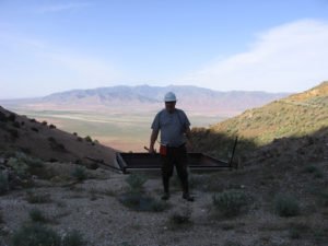 Jan at a mine in Nevada