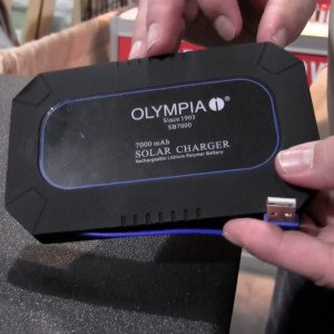 olympia solar charger pack