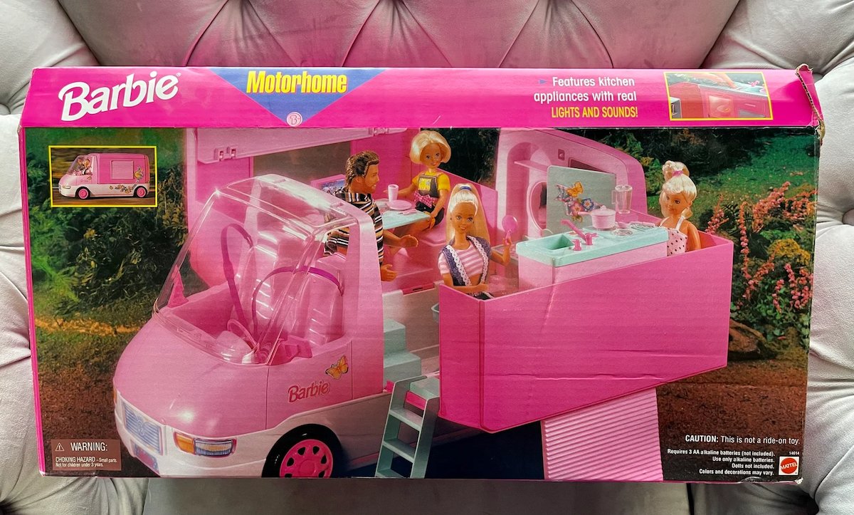 1970s barbie camping