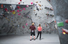 rock climbing gym