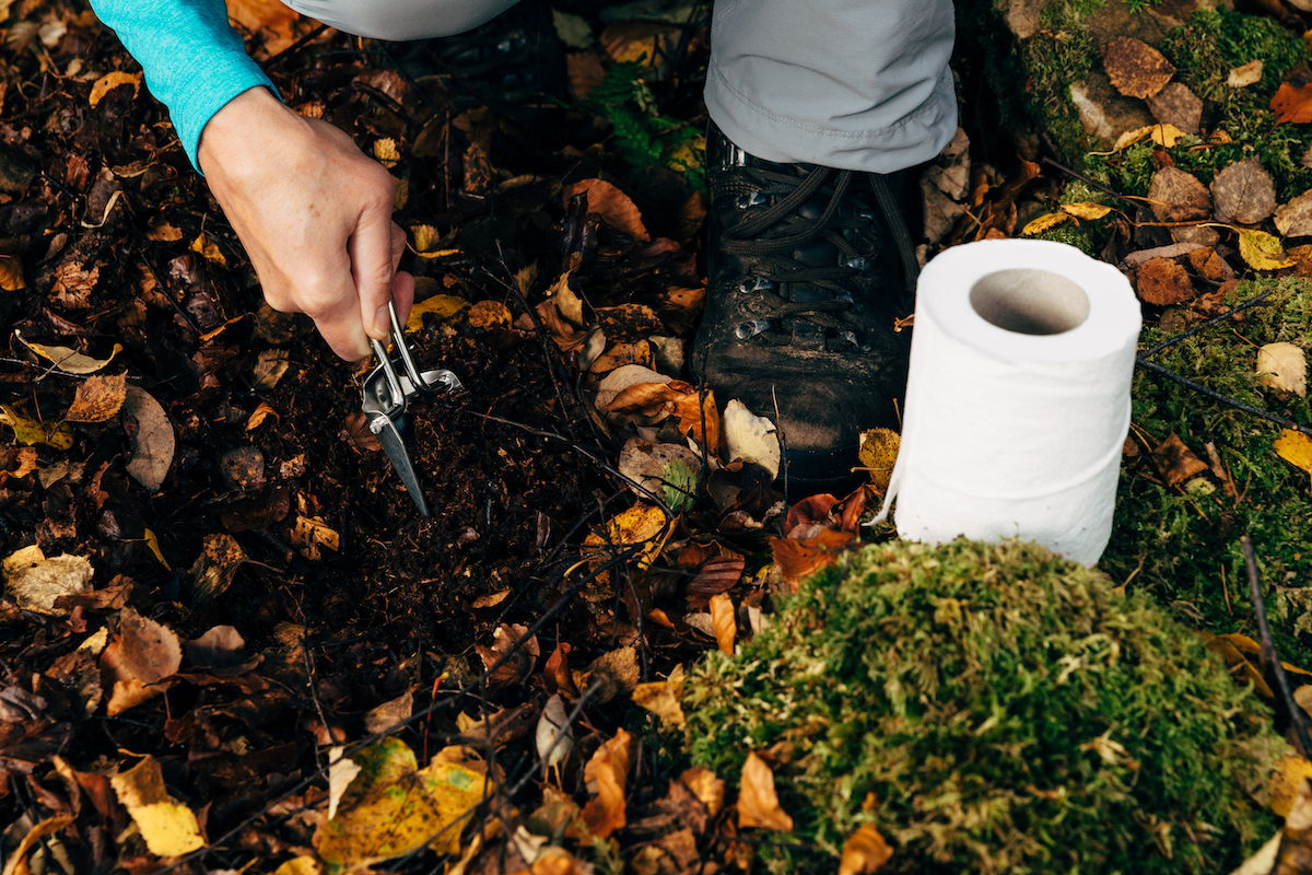 Ecologically friendly Poop in the Woods series