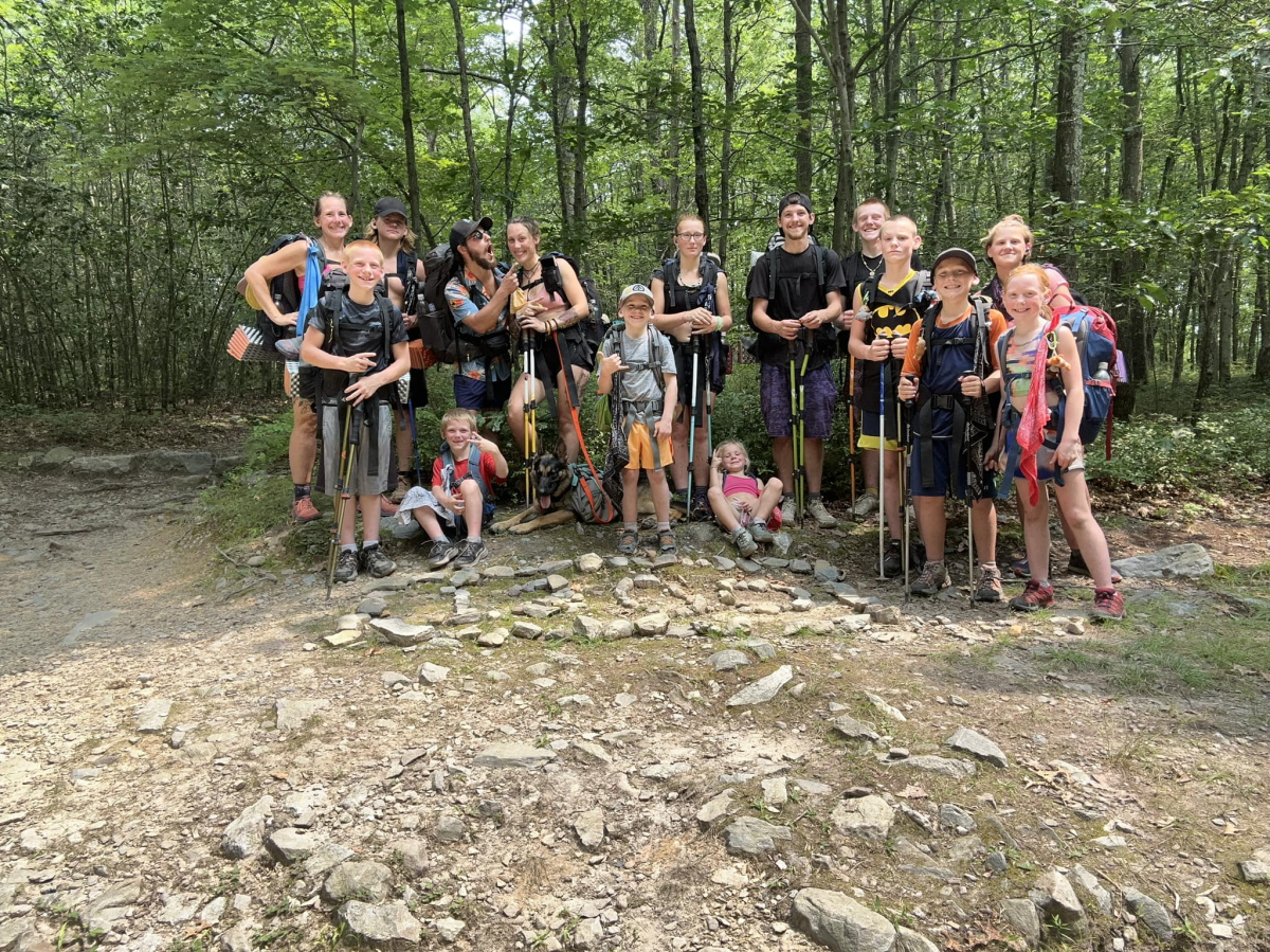 Single Mom and Her 13 Kids Are 1,300 Miles in Thru-Hiking the Appalachian Trail