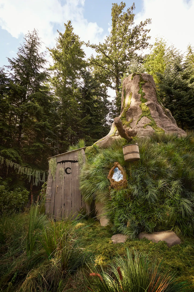 Look at this: you can literally stay in Shrek's swamp for free