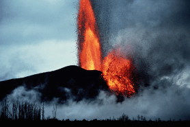 volcano eruption