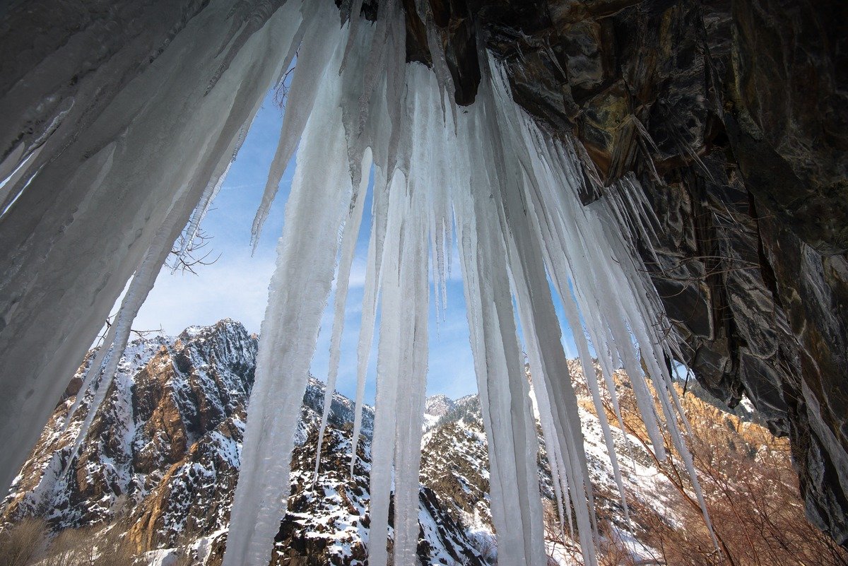 Ice cave Utah