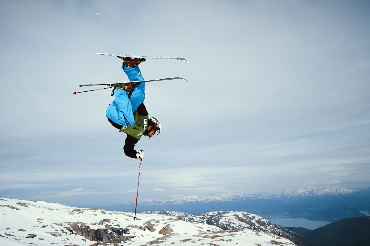 Skier Doing a Trick