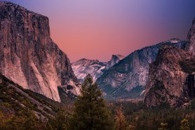 Yosemite Valley sunset