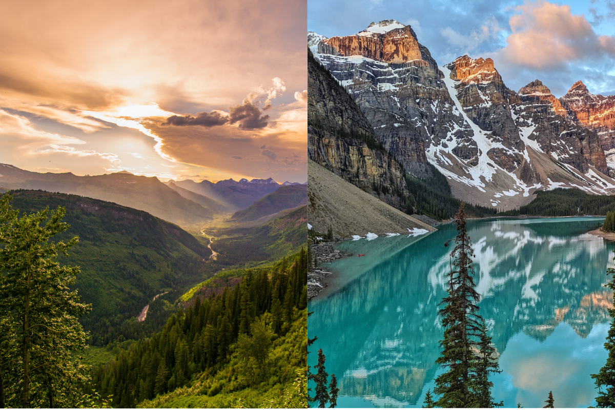 How to Visit Glacier and Banff in the Same Trip: Crossing the U.S ...