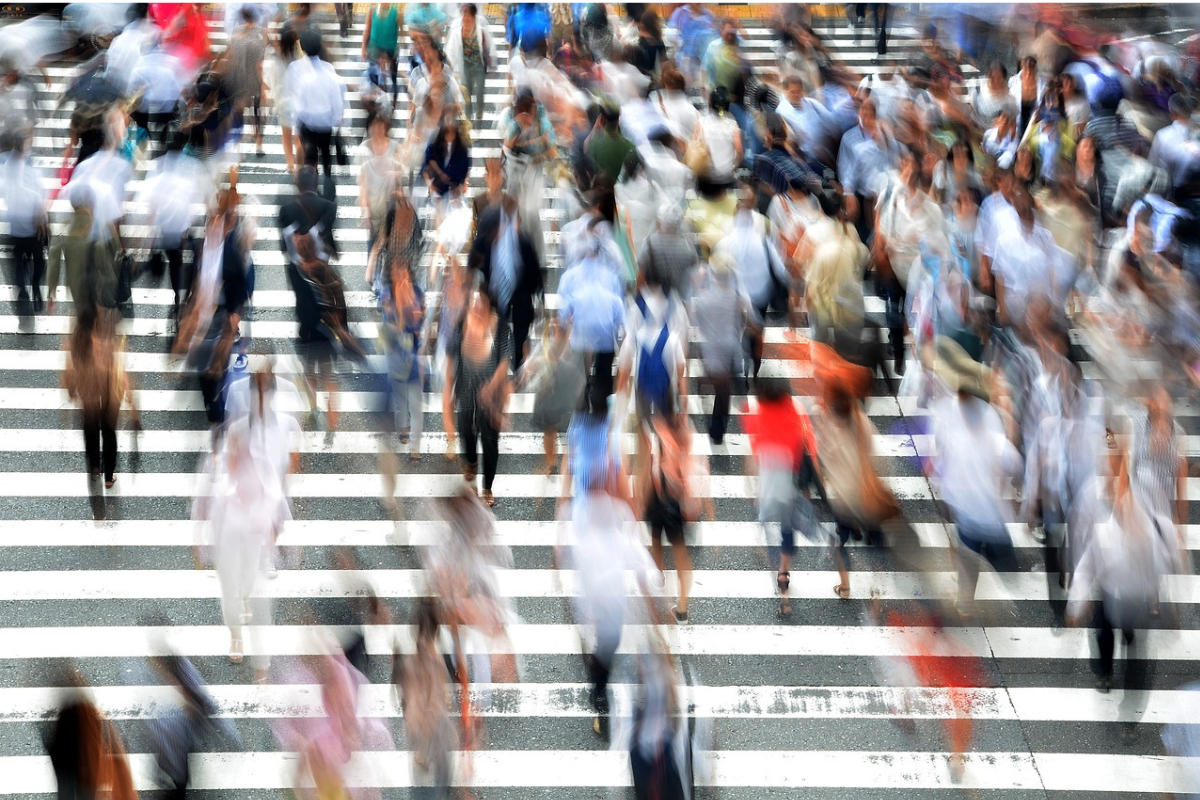 people walking