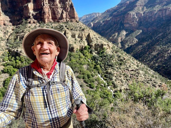 92 year old hiker
