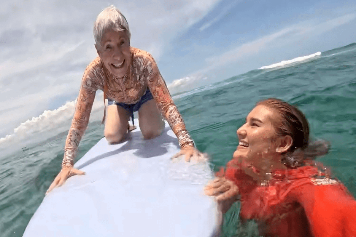 surfing granny