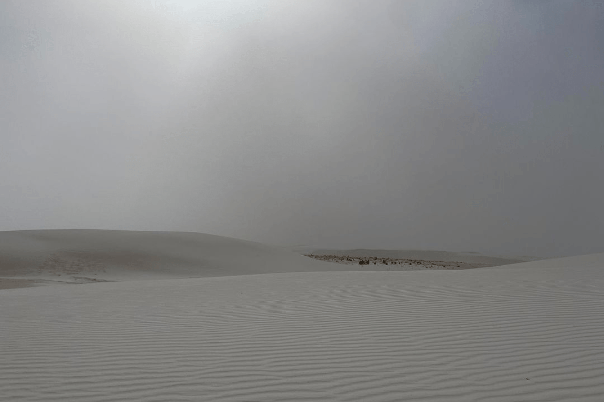 White Sands sandstorm