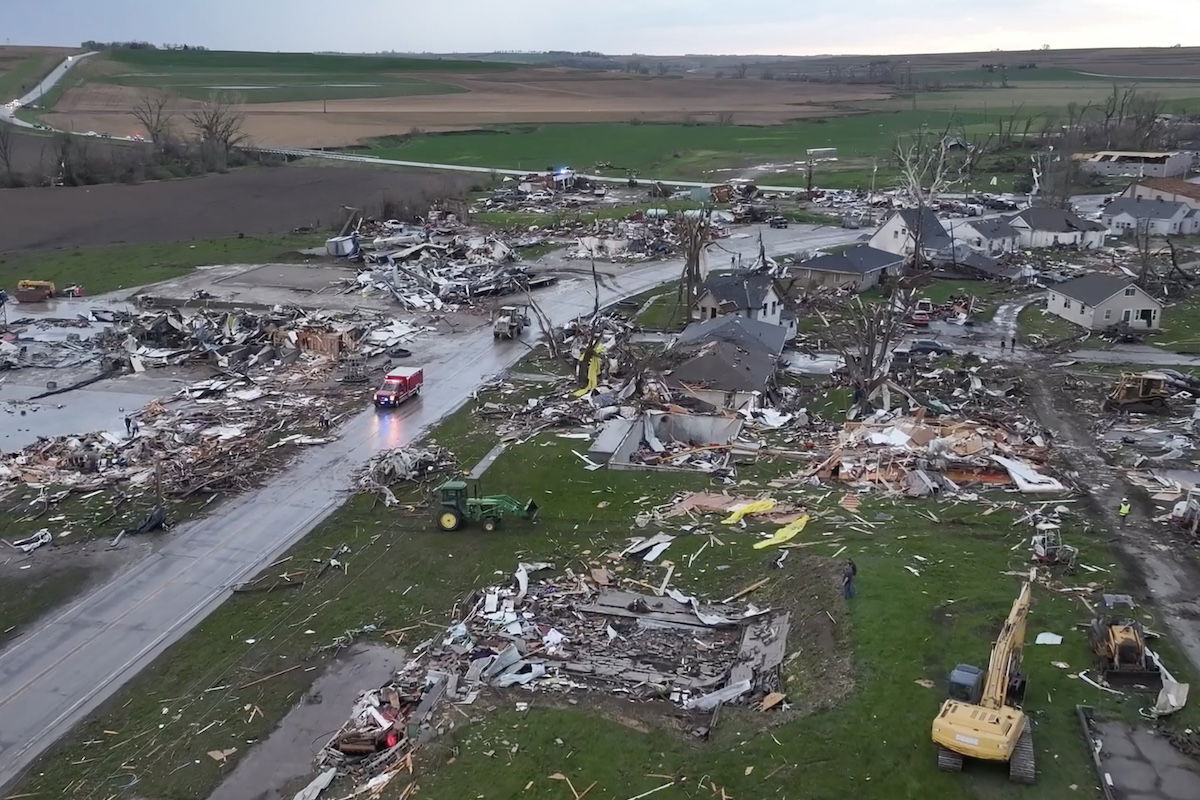 Tornado Damage Across Nebraska and Iowa, More Possible Today