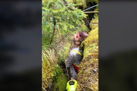 hiker survives fall in switzerland