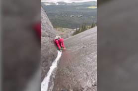 rock climbing gone wrong