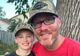 boy saved dad from bear attack